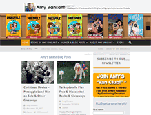 Tablet Screenshot of amyvansant.com